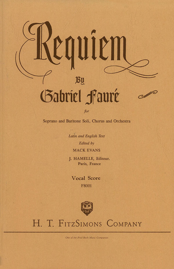Gabriel Fauré, Requiem Vocal Score