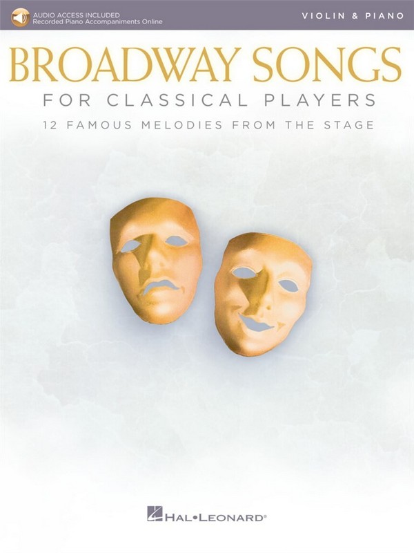 Broadway Songs for Classical Players (+Online Audio)