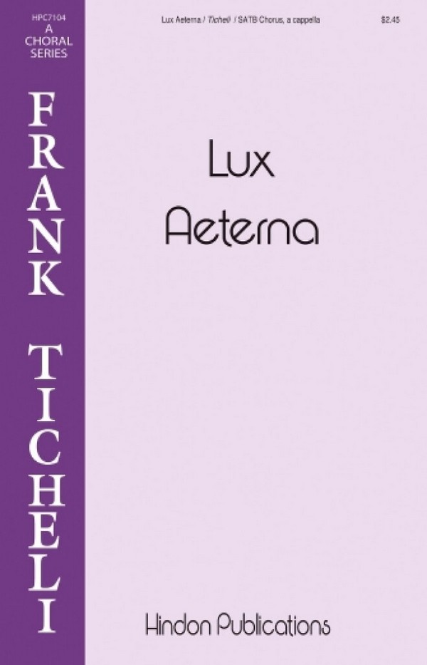 Frank Ticheli, Lux Aeterna