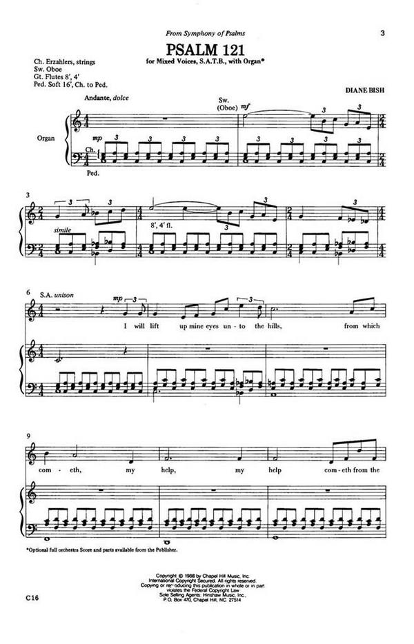 Diane Bish, Psalm 121