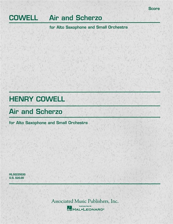 Henry Cowell, Air and Scherzo