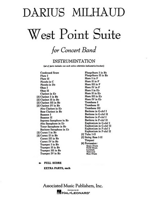 West Point Suite - Full Score