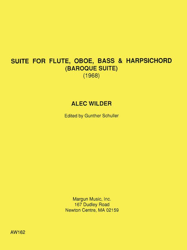 Suite for Flute, Oboe, Bass and Harpsichord