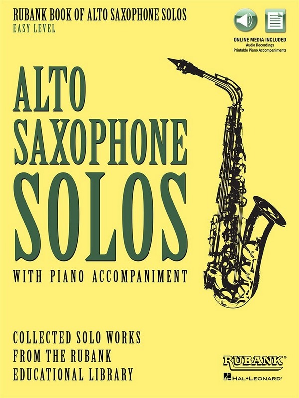 Rubank Book of Alto Saxophone Solos (+Online-Audio)