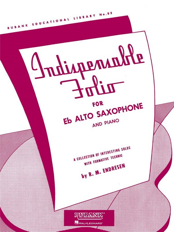 R.M. Endresen, Indispensable Folio - Eb Alto Saxophone and Piano