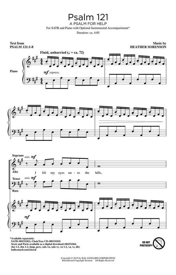Heather Sorenson, Psalm 121