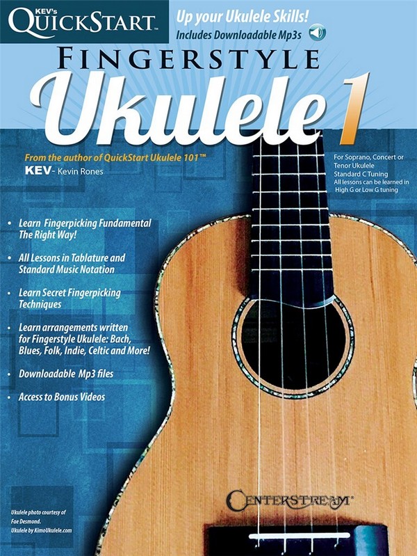 Kev's Quickstart for Fingerstyle Ukulele (+CD)