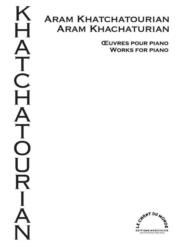 Aram Khatchatourian, Oeuvres pour Piano