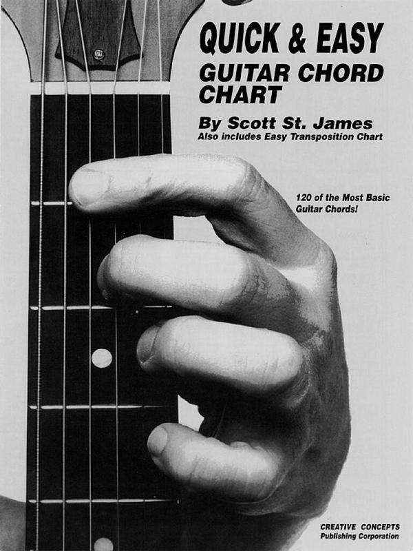 Scott St. James, Quick and Easy Guitar Chord Chart