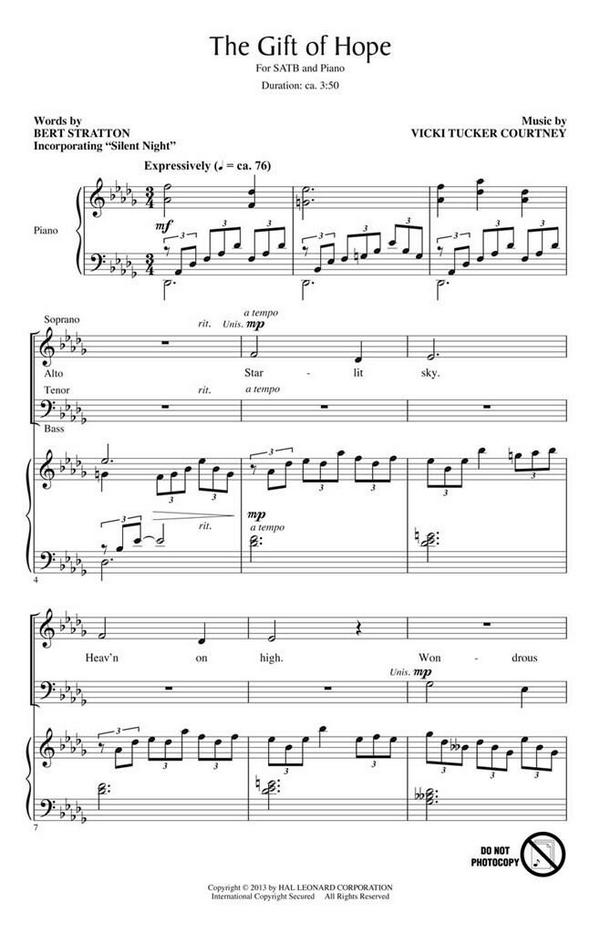 Vicki Tucker Courtney, The Gift of Hope