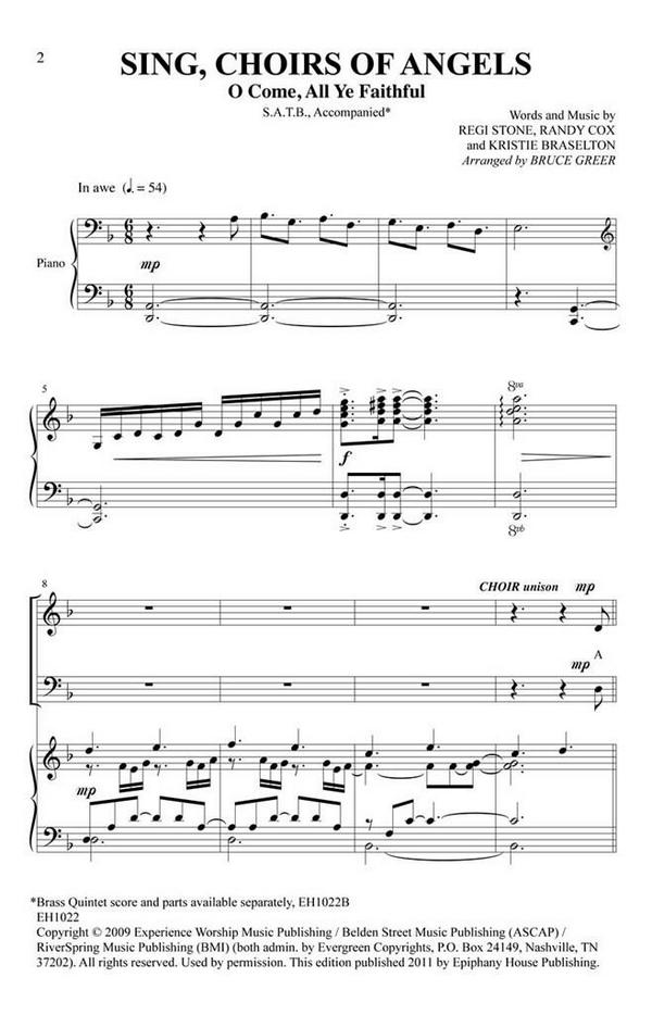 Regi Stone, Sing Choirs Of Angels