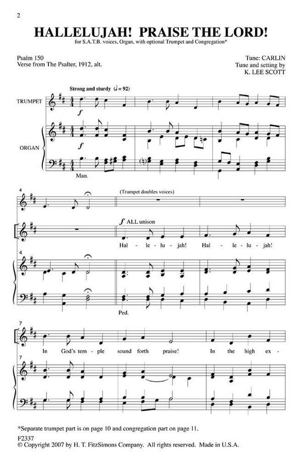 K. Lee Scott, Hallelujah! Praise The Lord!