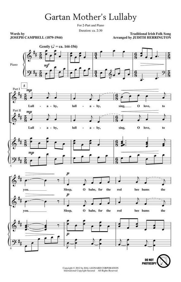 Gartan Mother's Lullaby