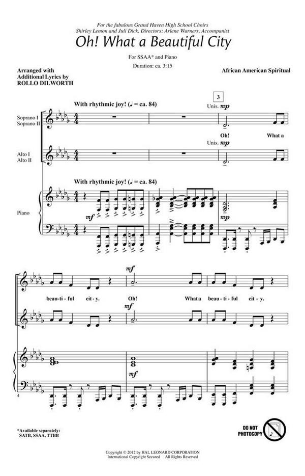 Oh! What a Beautiful City