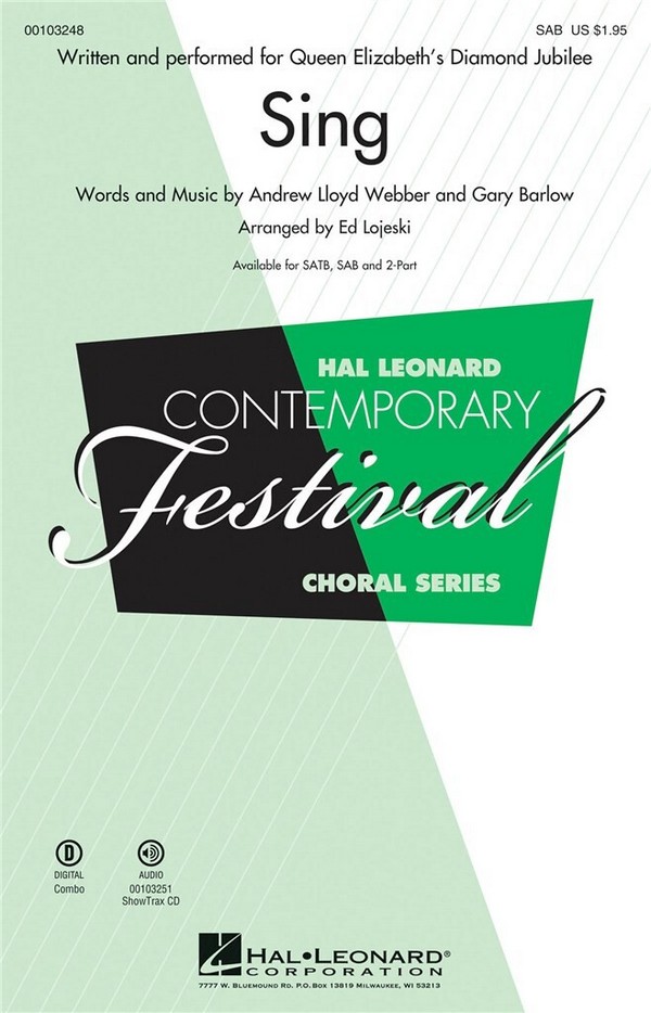 Andrew Lloyd Webber_Gary Barlow, Sing