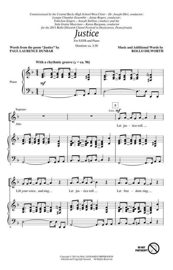 Rollo Dilworth, Justice