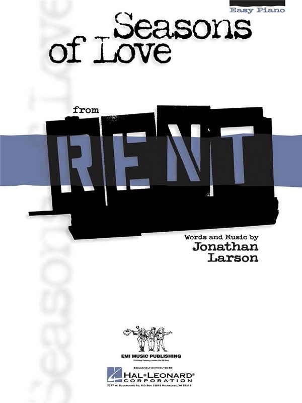 Jonathan Larson, Seasons Of Love Rent