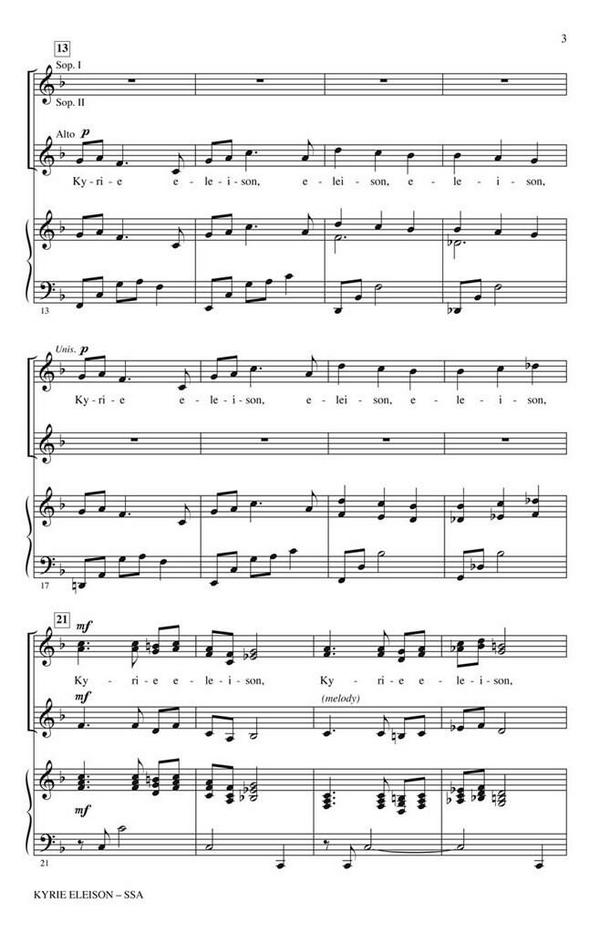 John Leavitt, Kyrie Eleison