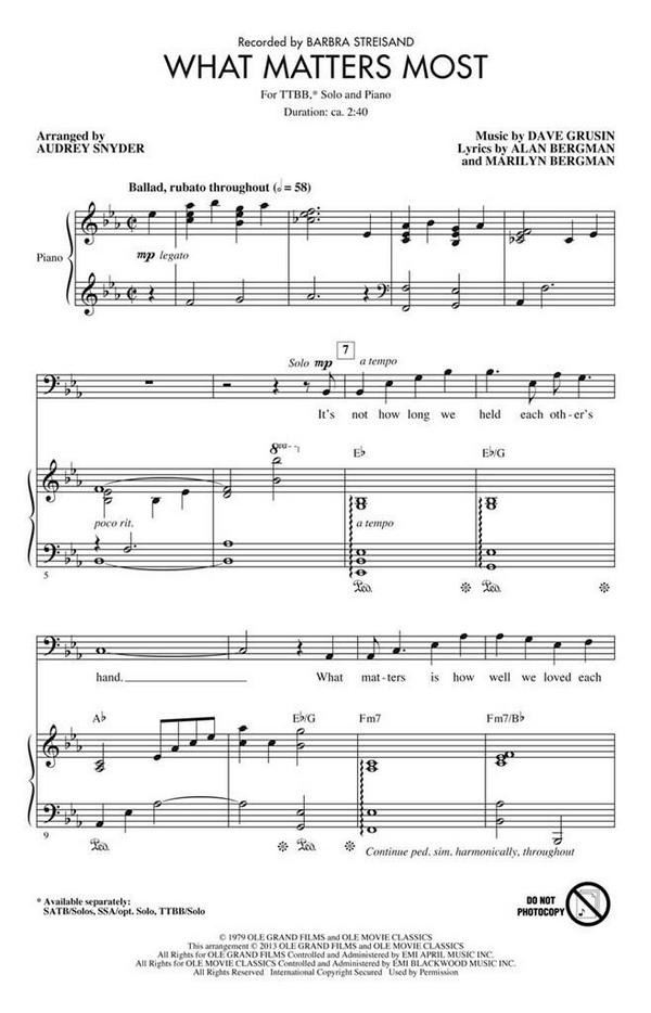 Alan Bergman_Dave Grusin_Marilyn Bergman, What Matters Most