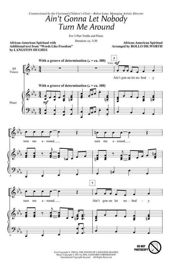 Ain't Gonna Let Nobody Turn Me Around