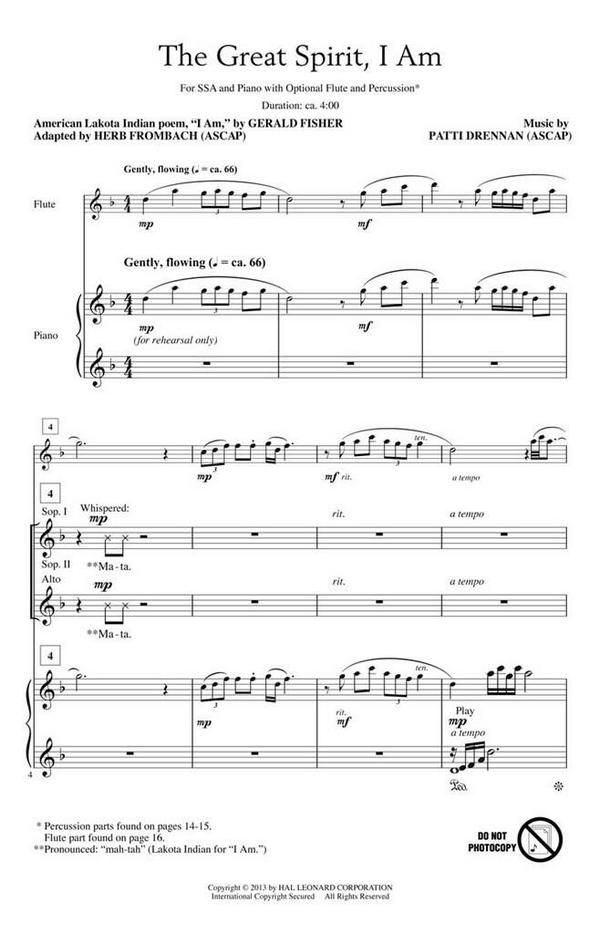 Patti Drennan, The Great Spirit, I Am