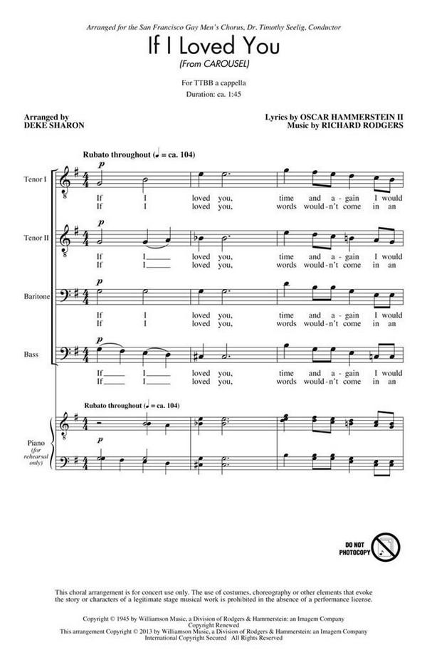 Oscar Hammerstein II_Richard Rodgers, If I Loved You