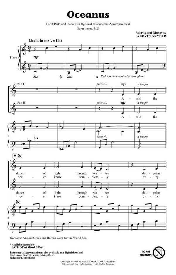 Audrey Snyder, Oceanus