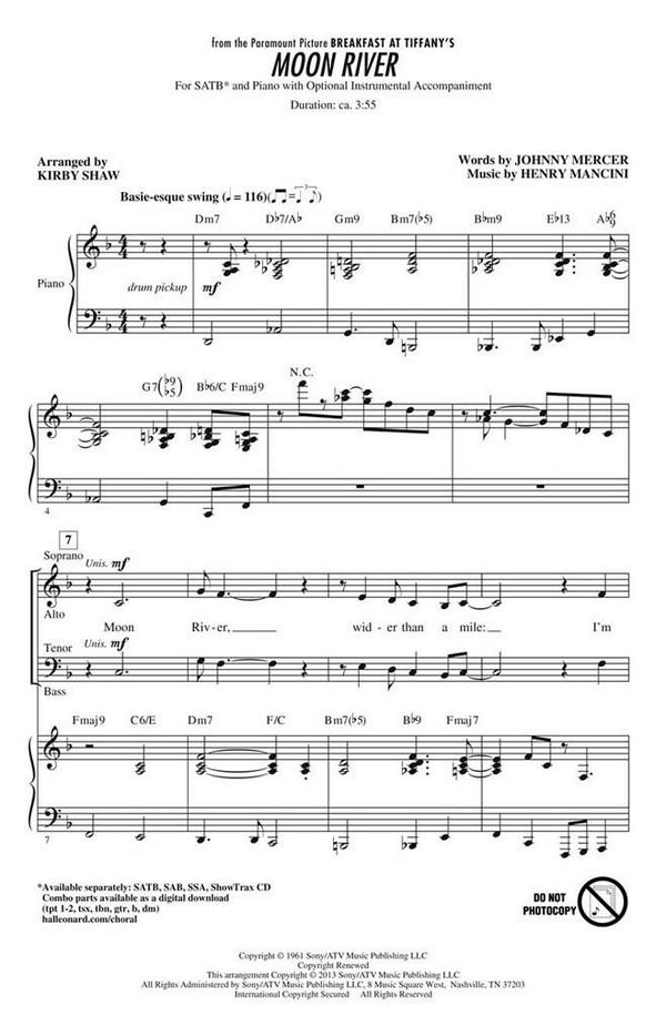 Henry Mancini, Moon River