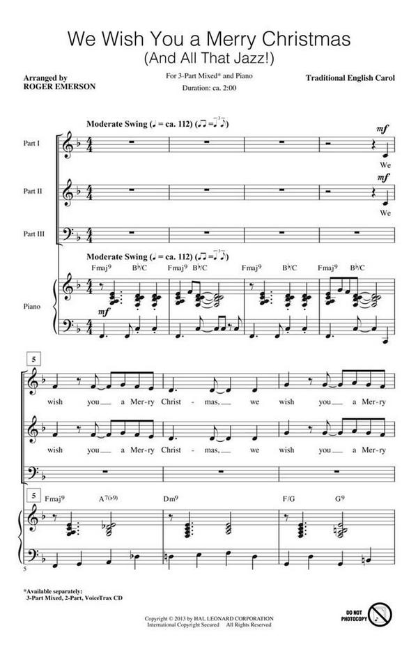 We Wish You a Merry Christmas and All That Jazz