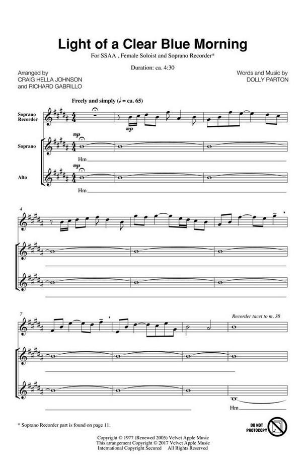 Light of a Clear Blue Morning