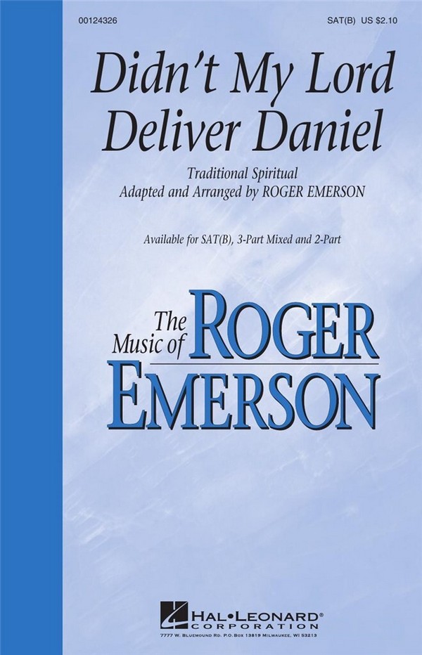 Didn't My Lord Deliver Daniel