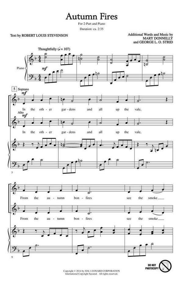 George L.O. Strid, Autumn Fires