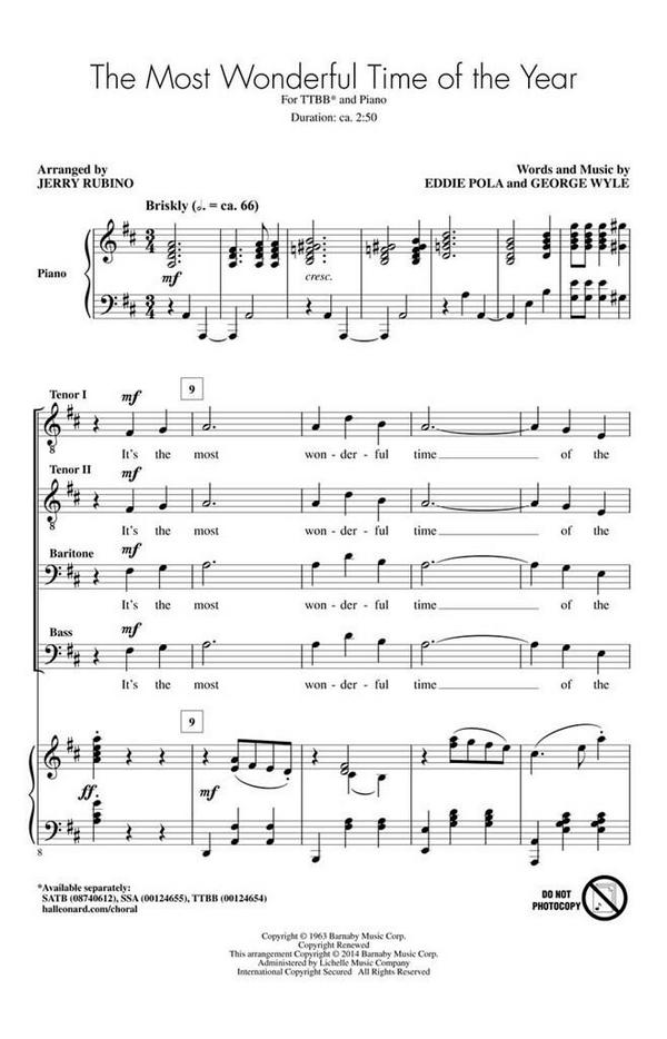 The Most Wonderful Time of the Year