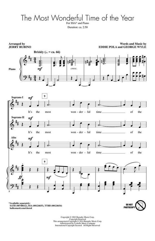 Eddie Pola, The Most Wonderful Time of the Year