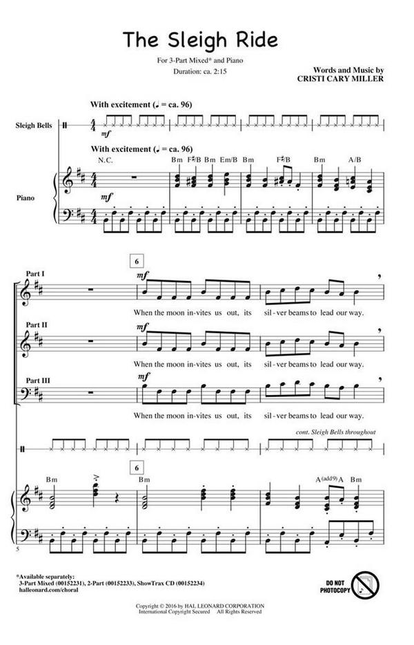 Cristi Cary Miller, The Sleigh Ride ShowTrax CD
