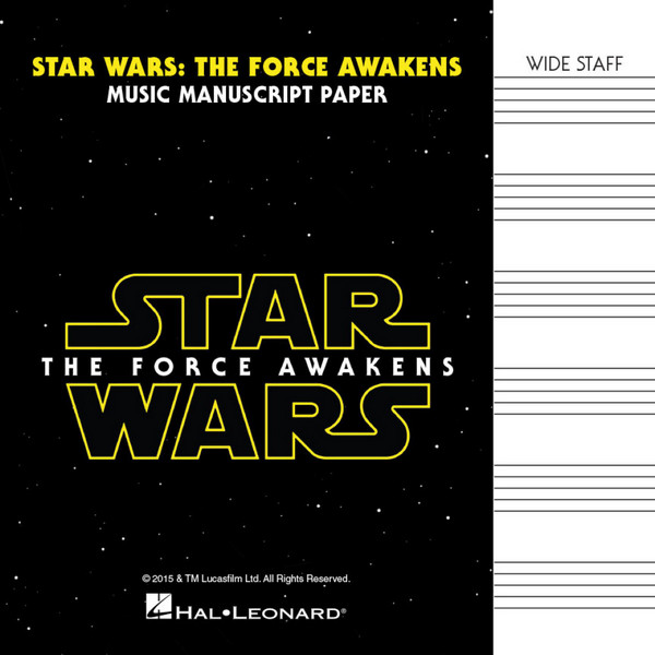 John Williams, Star Wars: The Force Awakens (Manuscript Paper)