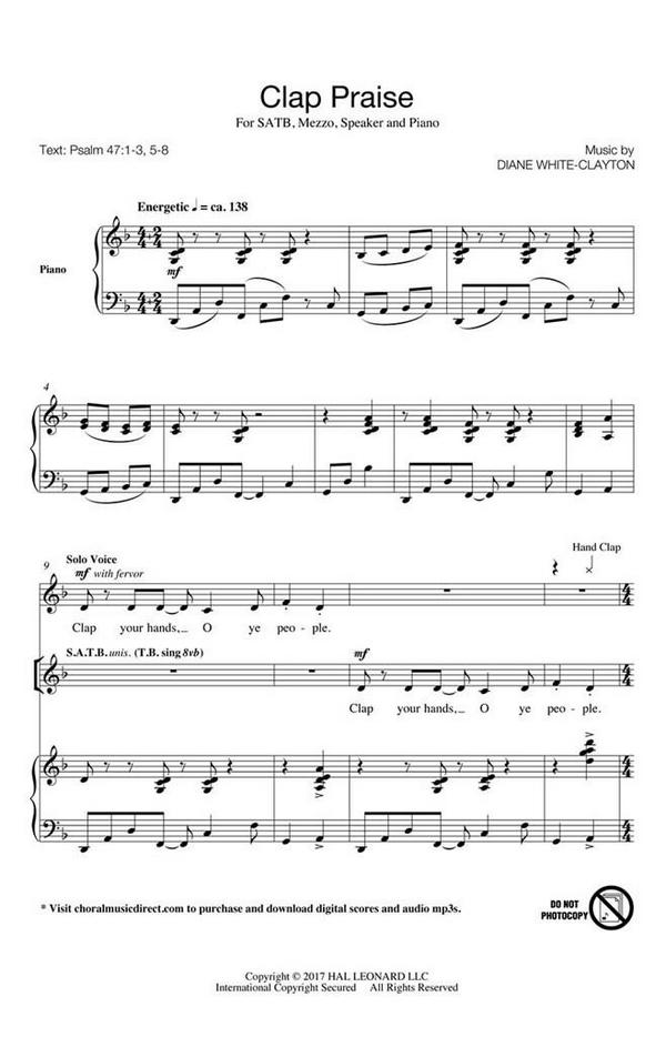 Diane L. White-Clayton, Clap Praise