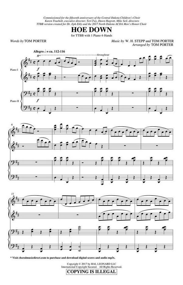 Tom Porter, Hoe Down