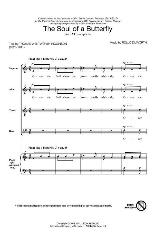 Rollo Dilworth, The Soul Of A Butterfly