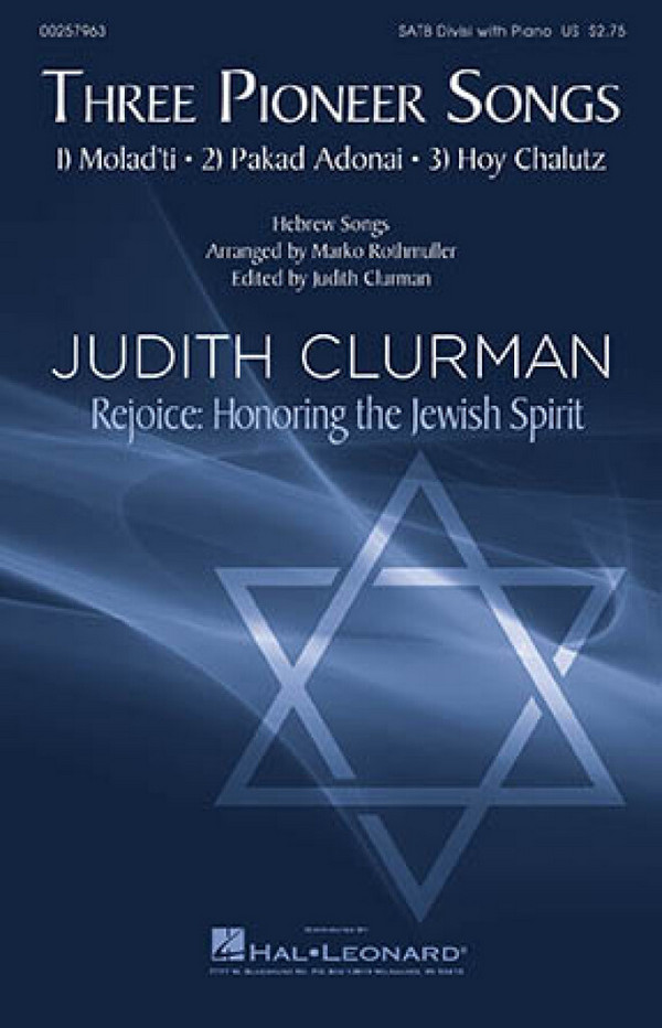 Aron Rothmuller, Three Pioneer Songs