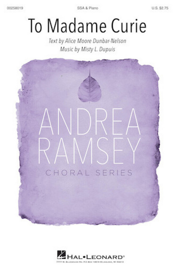 Misty L. Dupuis, To Madame Curie