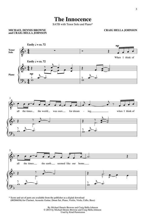 Craig Hella Johnson, The Innocence