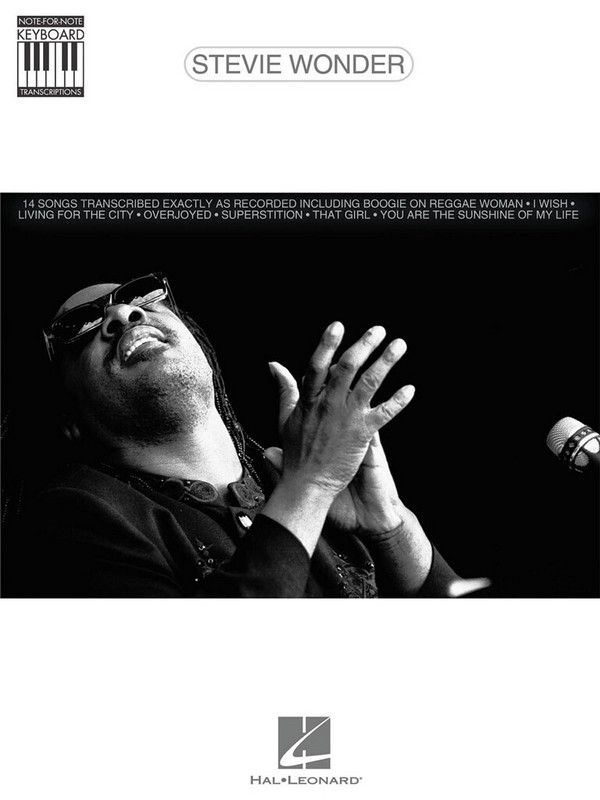 Stevie Wonder - Note For Note Keyboard Transciptions