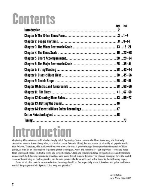 Beginning Blues Guitar (+Online-Audio)