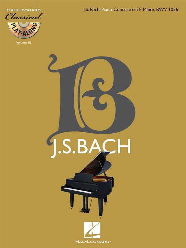 Piano Concerto in F Minor BWV1056 (+CD)