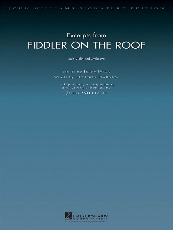 Jerry Bock_Sheldon Harnick, Excerpts from Fiddler on the Roof