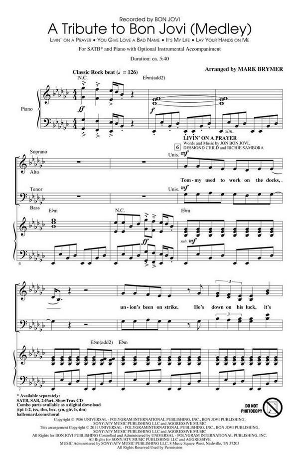 A Tribute to Bon Jovi (Medley)
