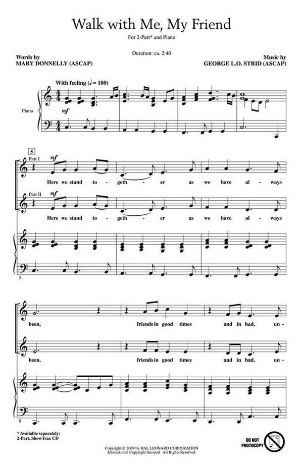 George L.O. Strid_Mary Donnelly, Walk with Me, My Friend