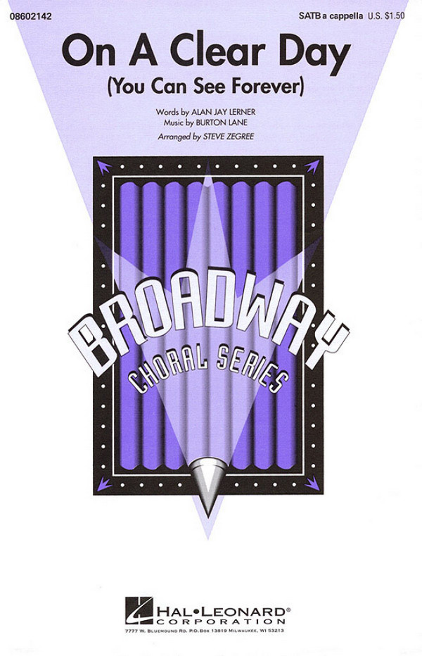 Alan Jay Lerner_Burton Lane, On a clear day