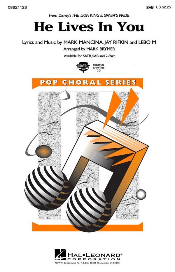 He Lives in You from "The Lion King"